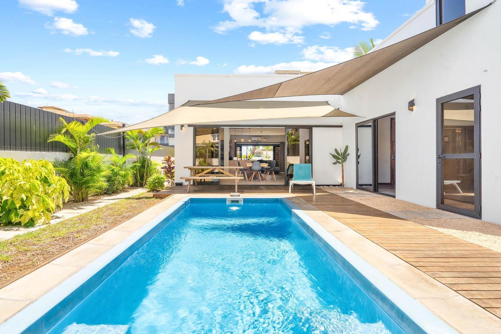 Villa Aelia - 3 Chambres - Piscine Privee. Flic en Flac Ngoại thất bức ảnh