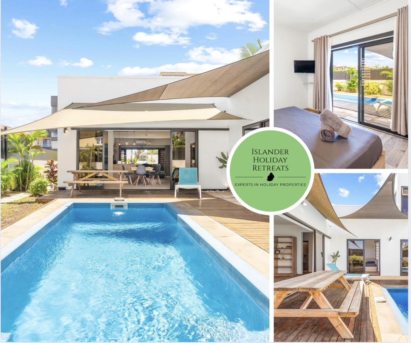 Villa Aelia - 3 Chambres - Piscine Privee. Flic en Flac Ngoại thất bức ảnh